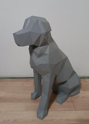 Paperkhan конструктор из картона 3d фигура собака пёс паперкрафт papercraft подарочный набор сувернир игрушка3 фото