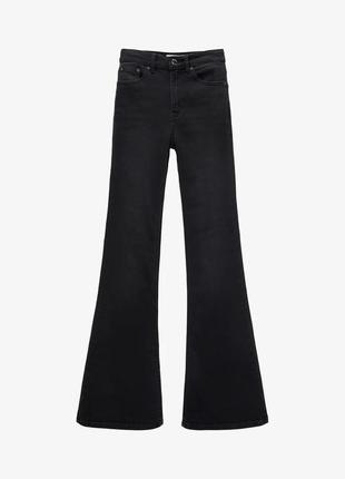 Черные клеш джинсы pull&bear vintage grunge gothic y2k