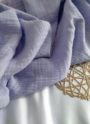 Детские муслиновые простыни на резинке, размер 60*120 (#6111)