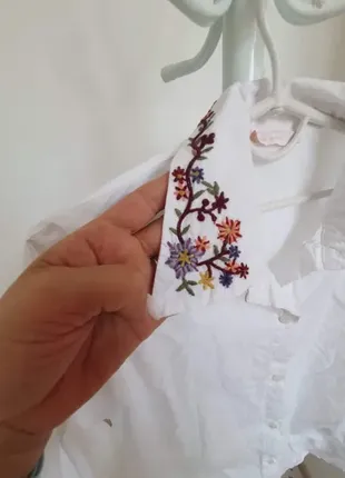 Рубашка з вишивкою zara