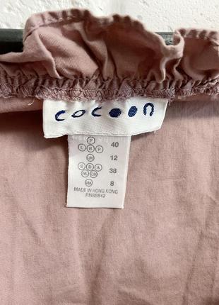 Темно пудрова блуза-туніка cocoon3 фото