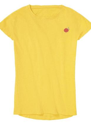 Пижама (футболка и шорты) для девочки pepperts 409979 134-140 см (8-10 years) желтый3 фото