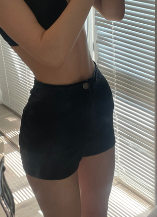 Шорти короткі чорні базові