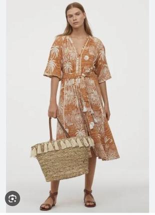 Сукня сорочка льон +віскоза