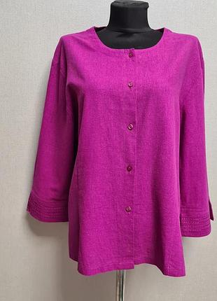 Жакет лен и вискоза