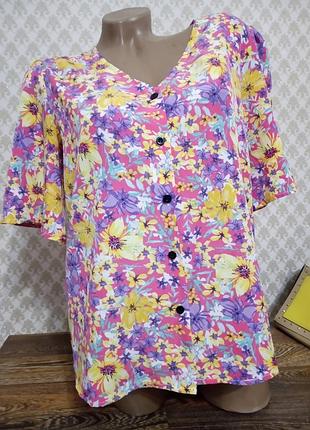 Блуза в цветочный принт
