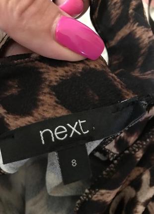 Блузка с леопардовым принтом