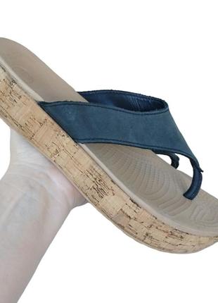 Вьетнамки crocs верх натуральная кожа нубук w9 39