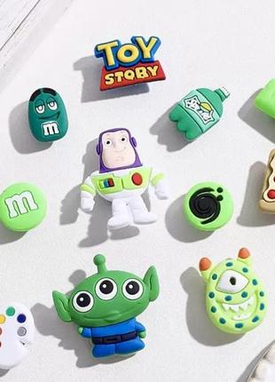 Набор украшений 12 шт toy story на кроксы / crocs