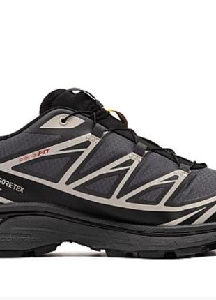 Salomon xt-6 expanse grey black white2 фото