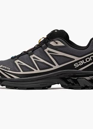 Salomon xt-6 expanse grey black white3 фото