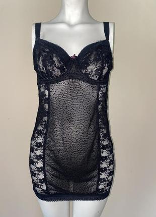 Пеньюар, нічнушка, еротична білизна, пеньюар з ліфчиком