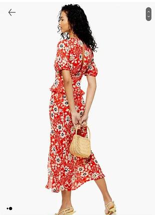 Лёгкое платье в цветочный принт