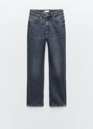 High-rise stove pipe trf jeans джинси zara жіночі3 фото