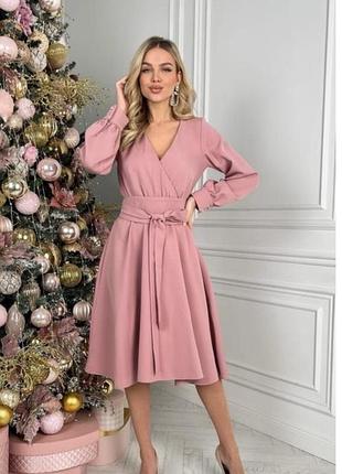 Плаття жіноче , розмір 42-44 колір запорошена троянда