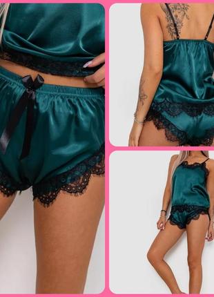 Смарагдова насолода: жіноча зелена піжама для вашого комфорту та стилю