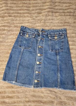 Джинсовая юбка denim