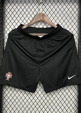 Спортивные футбольные шорты португалия найк черные футбольные форма nike portugal