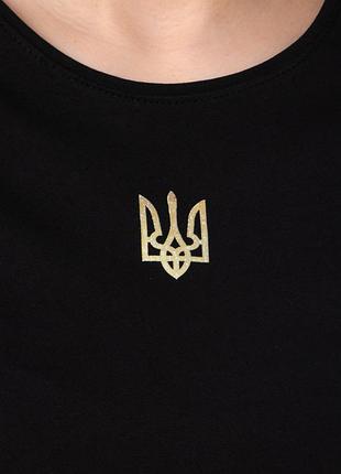 Футболка патриотическая женская герб украины4 фото