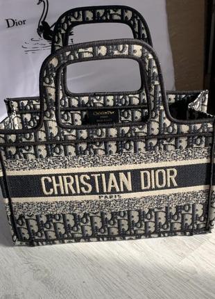 Сумка в стилі dior tote book mini/сумка люксбреед оригінал