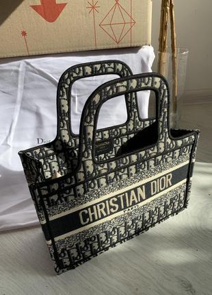 Сумка в стилі dior tote book mini/сумка люксбреед оригінал4 фото