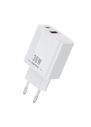 Зарядний пристрій remax rp-u82 usb/type-c 30 вт