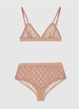 Ажурное белье в стиле gucci