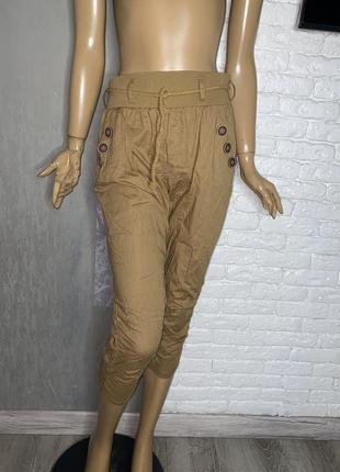 Летние бриджи бриджи на широкой резинке blind date, s