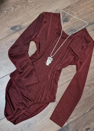 Боди с переливом бортового цвета