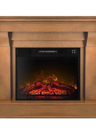 Каминокомплект угловой artiflame albion corner af23s дуб антик со звуком