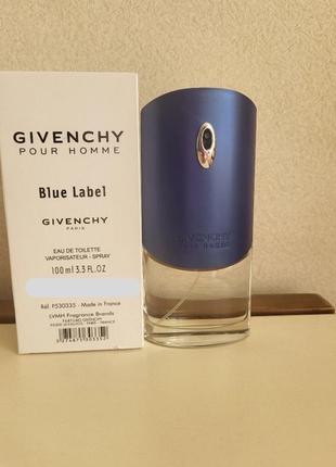 Givenchy blue label 100 мл мужской парфюм тестер оригинала