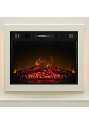 Камінокомплект зі світлодіодною підсвіткою artiflame lucca af23s білий б'янко зі звуком