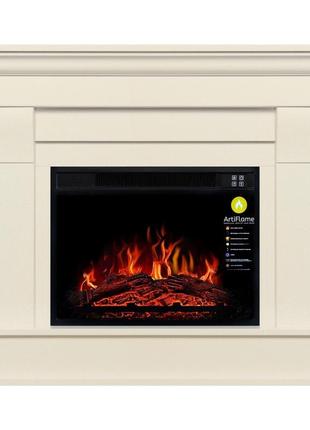 Каминокомплект artiflame albion af23s белый ваниль со звуком
