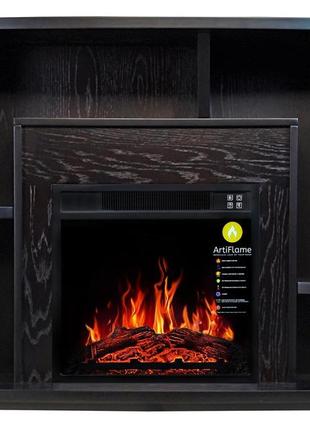 Каминокомплект artiflame binn af18 темный орех