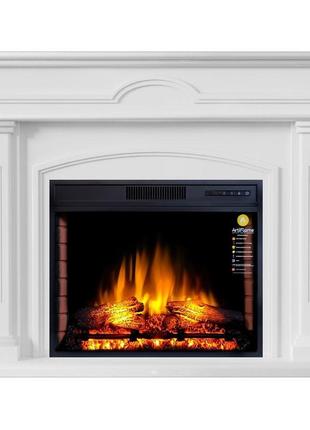 Каминокомплект artiflame december af28s белый бьянко со звуком