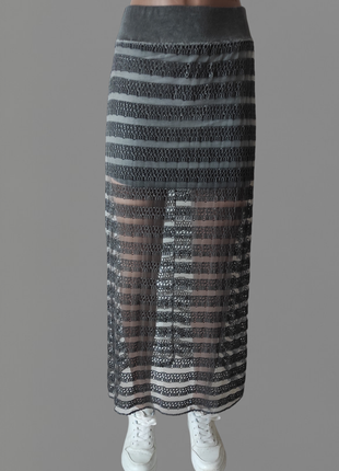 Італійська прозора спідниця максі