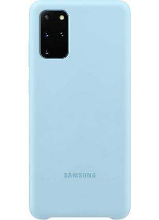 Чехол samsung silicone cover для samsung galaxy s20 plus (ef-pg985tlegru) sky blue