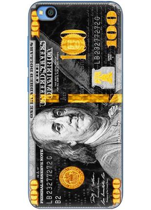 Чохол силіконовий з картинкою на xiaomi redmi go (dollars money)