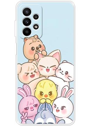 Чохол силіконовий з картинкою на samsung galaxy a23 (a235) (stray kids boy band, стрей кідс)