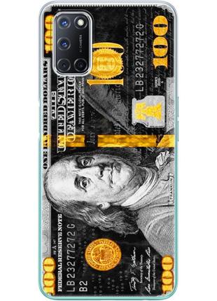 Чохол силіконовий з картинкою на oppo a72 (dollars money)