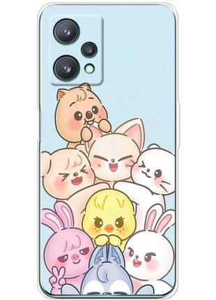 Чохол силіконовий з картинкою на realme 9 pro (stray kids boy band, стрей кідс)