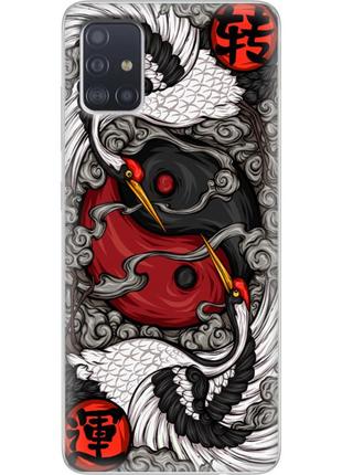 Чохол силіконовий з картинкою на samsung galaxy a51 (a515) (знак инь янь)