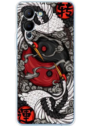 Чохол силіконовий з картинкою на infinix note 12 (g96) (знак инь янь)