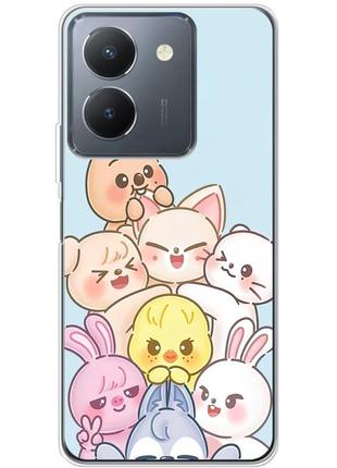 Чохол силіконовий з картинкою на vivo y36 (stray kids boy band, стрей кідс)