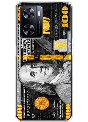 Чохол силіконовий з картинкою на oneplus nord n20 se (dollars money)