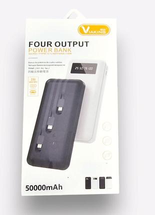 Зовнішній акумулятор power bank  50000 type-cmicro-usb