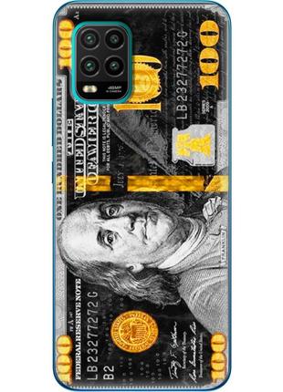 Чехол силиконовый с картинкой на xiaomi mi 10 lite (dollars money)