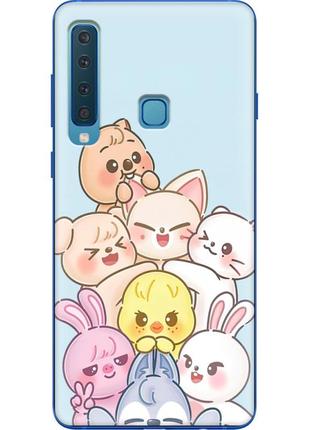 Чехол силиконовый с картинкой на samsung galaxy a9 2018 (a920) (stray kids boy band, стрей кидс)