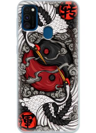Чохол силіконовий з картинкою на samsung galaxy m30s (m307) (знак инь янь)
