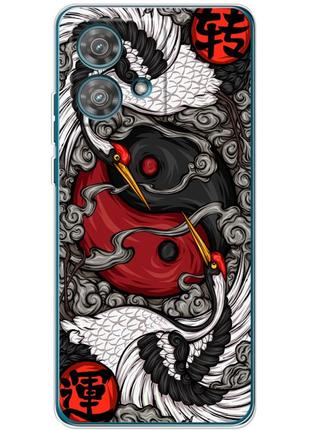 Чохол силіконовий з картинкою на motorola edge 40 neo (знак инь янь)